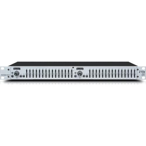 Audio processor 215S electronic graphic equalizer dual 15 segment electronic graphic equalizer