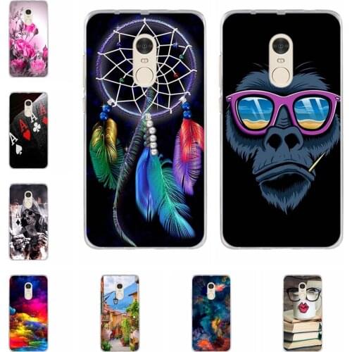 Case For Xiaomi Redmi note 4 Case Cover for Xiaomi Redmi Note 4X Case Soft TPU Silicone Cover for redmi note 4 X Cover Back 5.5"
