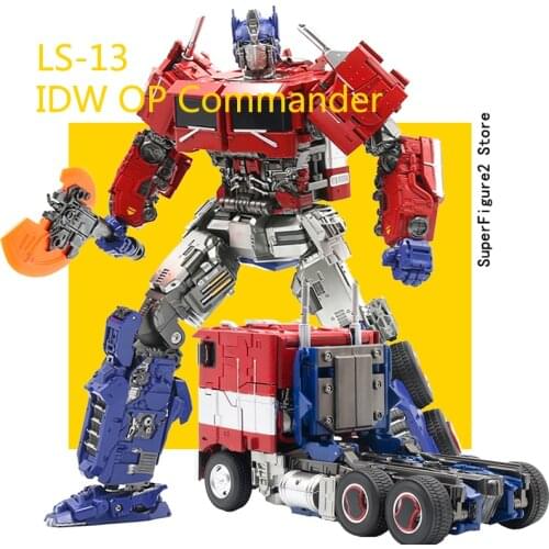 Transformation Action Figure LS13 LS-13 IDW OP Commander Toy Movie Model Alloy SS38 Oversize Deformation Car Robot For Kids