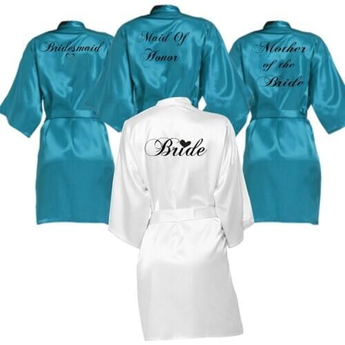 Custom Name Bride Team Robe bridesmaid Bride Tribe bridal shower Cover-ups Robes Bachelor Party Personalized Favors gift