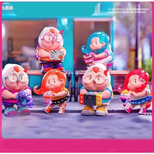 LAMT Blind Box Toys Cute Boy and Girl Anime Action Figure Random Surprise PVC Model Gift Decoration Birthday 6Pcs/Set