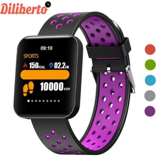 Diliberto S88 Mens Smart Watch Android IOS Sports Smartwatch Women Wristband Blood Pressure Heart Rate Monitor Fitness Tracker