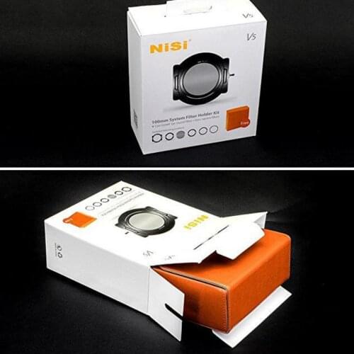 Nisi 100mm V5 Square Filter Kit Triple 3 Filter METAL Holder + CPL+Adapter Ring Universal with Integrated CPL or Landscape CPL