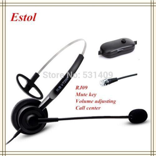 5pcs professional single ear call center headset,earphone, headphone,for training center,RJ09 interface,RJ9 Phone etc