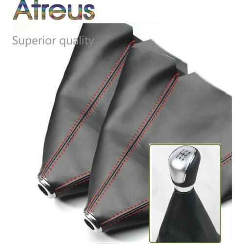 Atreus 1pc Gear shift knob dust-proof cover For Hyundai I30 Ix35 Accent creta Suzuki Swift Grand Vitara Lada Vesta Granta Kalina