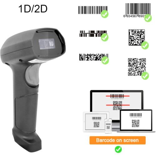 HD-10 Handheld 1D 2D QR Barcode Scanner USB Wired Bar Code Reader for Convenience Store Supermarket POS system Mobile Payment