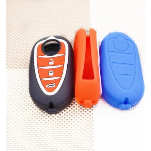 Folding Key Case For Car Styling For Alfa Romeo Mito Giulietta 159 GTA GTV Brera Remote Key Cover Fob Protector Car Accessories