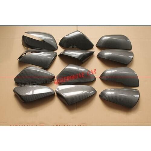 Carbon fibre REPLACE Side Mirror Covers Caps chrome door mirror cover high quality ABS car styling for Hyundai IX25