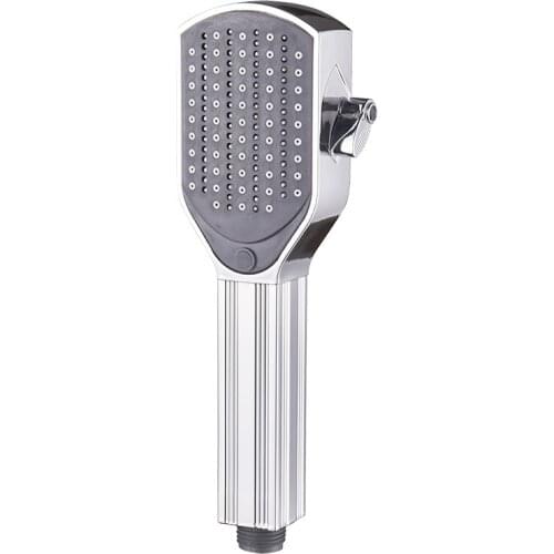 Spa shower head with massage back comfort comb