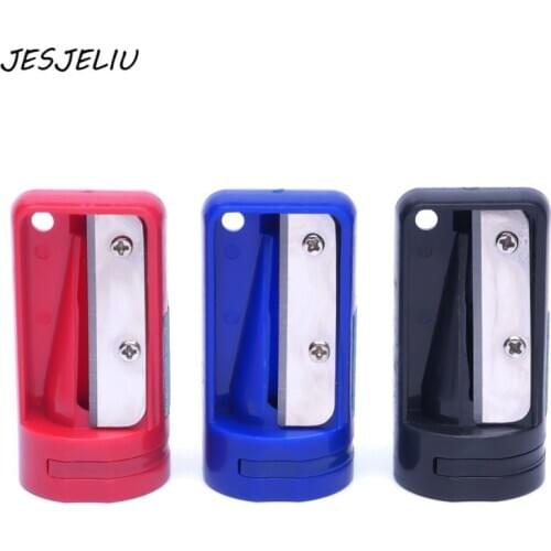 1PC Plastic Pencil Sharpener Carpenter Woodwork Cutter Shaver Narrow Sharpening Tool School Stationery Office Supplies