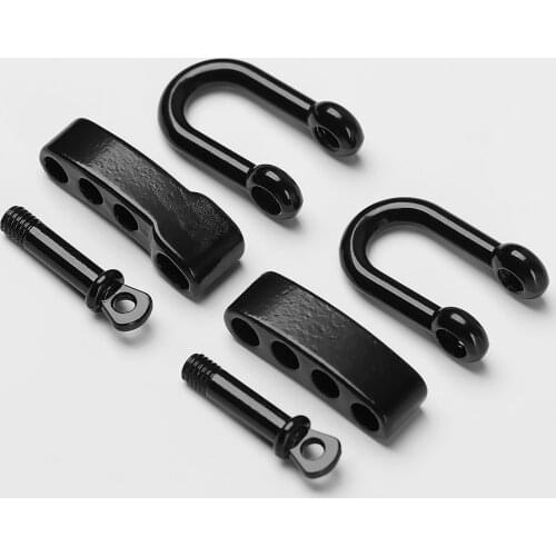 1pcs Steel U Anchor Shackle Screw Pin Paracord Stainless Black Bracelet Buckle Outdoor Survival Rope Tools Fittings 2021