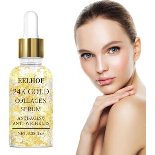 24k Gold Face Serum Hyaluronic Acid Serum Moisturizer Essence Cream Whitening Day Creams Anti Aging Anti Wrinkle Acne Essence