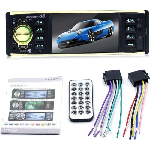 4.1 Inch HD Car Player BT MP5 MP3 FM Radio Card U Disk BT Reversing Rear View Hands-Free