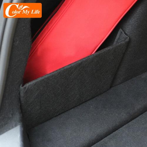 Interior Modification Accessories for Tesla Model 3 Model3 2016 - 2021 Storage Partition on The Car Left Side of The Back Trunk