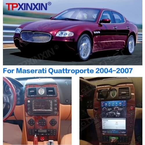 For Maserati Quattroporte 2004 2005 2006 -2012 Tesla Style Android Car Radio Multimedia Video DVD Player Navigation HeadUnit GPS