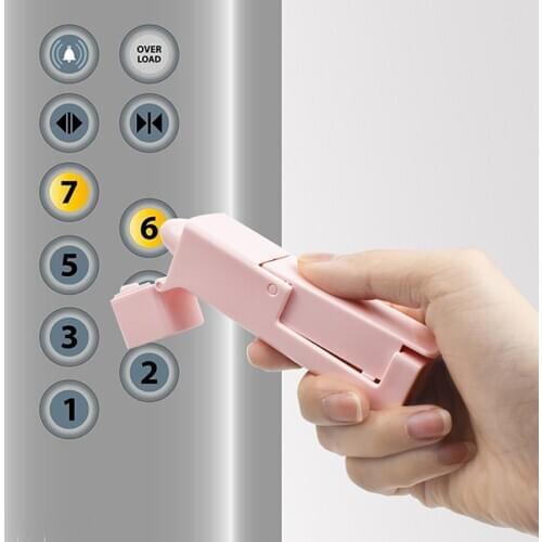No Touch Open Door Instrument Portable Anti Germ Elevator Button Drawer Door Handle Assistant Safety Contactless Tool