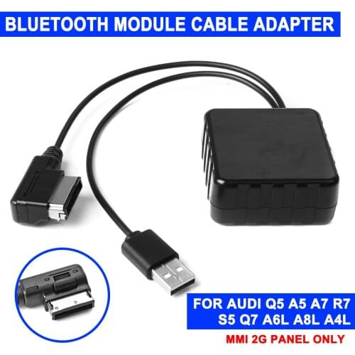 For AUDI Q5 A5 A7 R7 S5 Q7 A6L A8L A4L 12V MMI 2G Car bluetooth AUX Cable Adapter Wireless