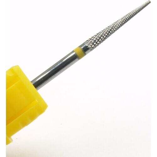 EasyNail 2.35mm Carbide Neddle Millings Nail Drill Bit Electric Manicure Nail Rotate Burr Cuticle Pusher Nail Polished Tools
