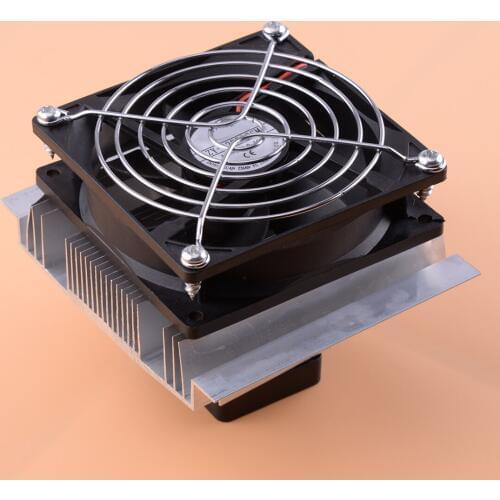 LETAOSK 60W 12V DIY Peltier Semiconductor Refrigeration Cooling System Equipment Air Conditioner Cooler Fan for Pet Dog House