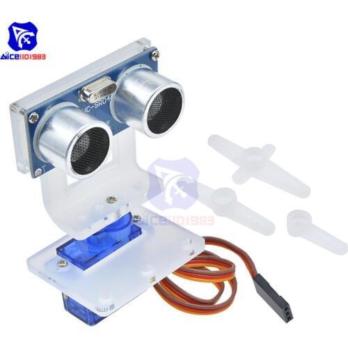 HC-SR04 Distance Sensor Module SG90 Micro Servo for Arduino RC 250 450 Helicopter Airplane Car Special Promotions with Holder