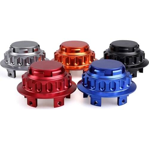 RED/ORANGE Car modified aluminum alloy wheel hub cover suitable for Honda/BMW/Benz/Porsche/Toyota 4pcs Car Accessories