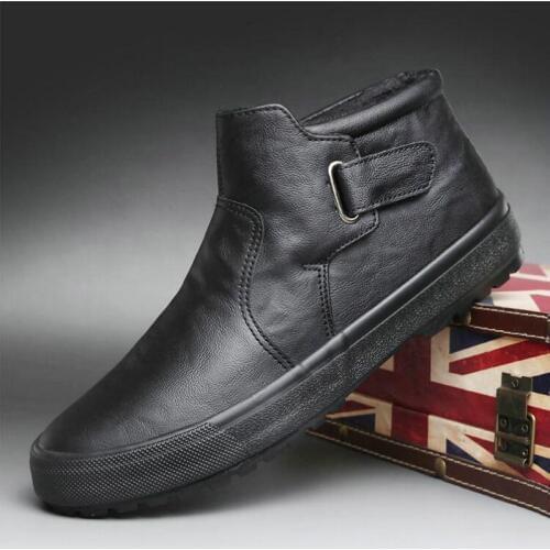 Winter warm fur Snow Ankle Boots Footwear Shoes Men Fashion Boots winter Men short Boots A21-85