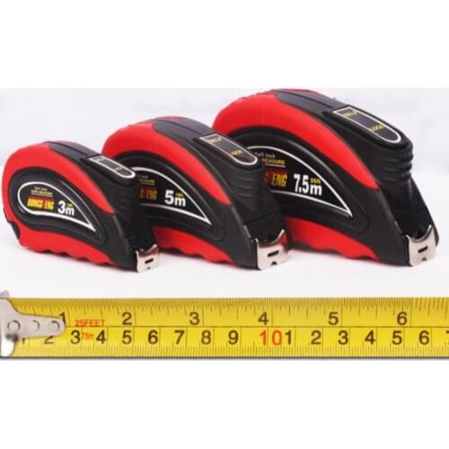 New 3-7.5m Stainless Steel Miter Track Tape Electric Telescopic Tape Measure Metric Scale Ruler Durable And Wear-Resistan Ruler