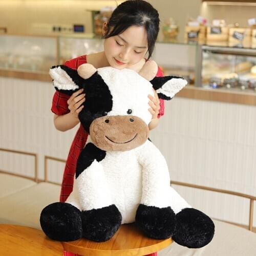 2020 Cow Year Plush Toy Cute Cattle Stuffed Animals Cattle Soft Doll Kids Toys Birthday Gift for Children
