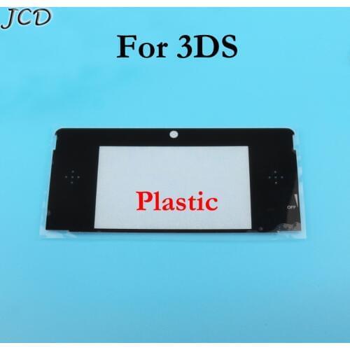JCD Replacement Top Front LCD Screen Frame Lens Cover For Nintend 3DS plastic Repair parts