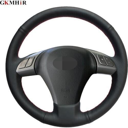 Hand-stitched Black Artificial Leather Car Steering Wheel Cover For Subaru Tribeca 2007-2014 B9 Tribeca 2006-2007
