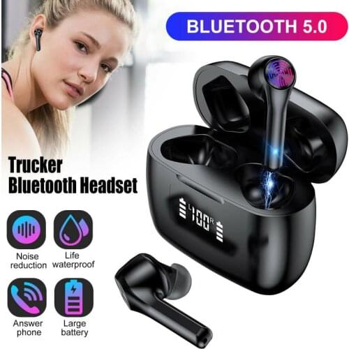 T9 TWS Bluetooth 5.0 Wireless Earphone LED Power Display Stereo HIFI Earbuds Waterproof Sport Gaming Ear Phones With Mic Ear Bud
