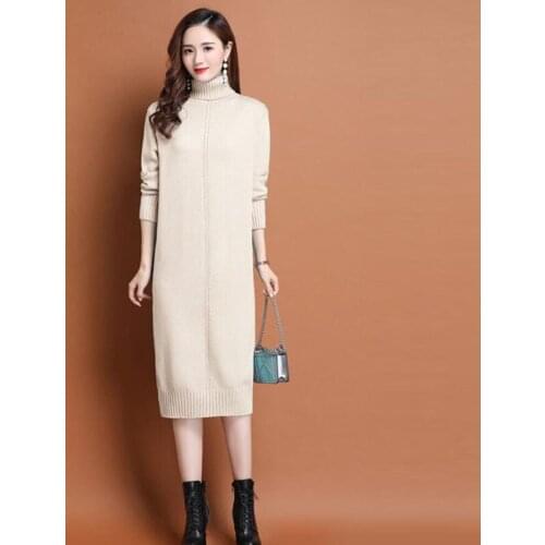 VGVYJLGFV Fashionable Knitted Dresses