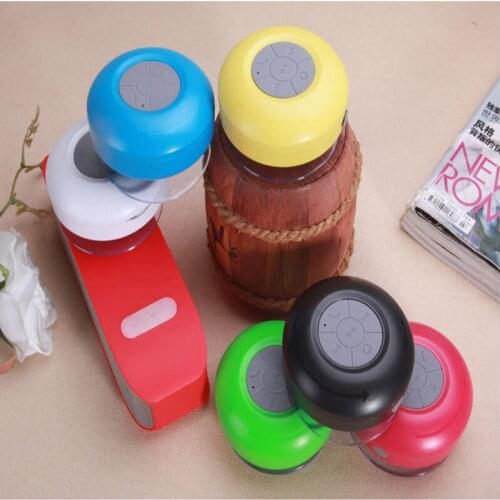 Mini waterproof bluetooth wireless speaker portable subwoofer wireless hands-free outdoor HIFI speaker for bathroom pool car