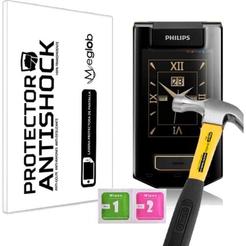 Protector de Pantalla Anti-Shock Anti-Golpe Anti-arañazos Compatible con Philips W8568