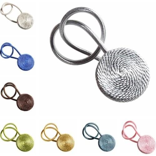 1pc Magnetic Pearl Ball Curtain Tiebacks Tie Backs Holdbacks Buckle Clips Accessory Curtain Rods Accessoires