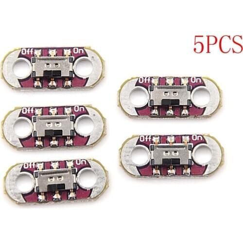 5pcs LilyPad Slide Switch SWITCH-DPDTSMD Toggle Switch AYZ0202 Diy Kit