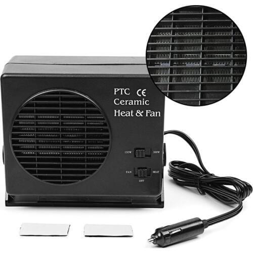 Car Heater Air Cooler Fan Windscreen Demister Defroster 12V 300W Car Heating Cooling Dryer Warmer Fan Demister Defroster
