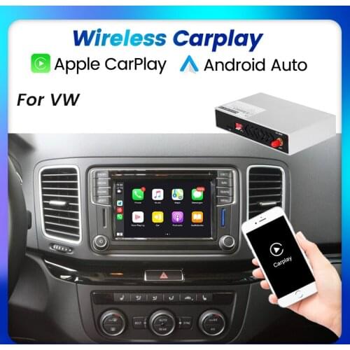 Wireless Apple CarPlay Android Auto For VW Volkswagen Passat B7 B8 Fabia Golf Polo MIB System Interface Box Upgrade OEM Screen