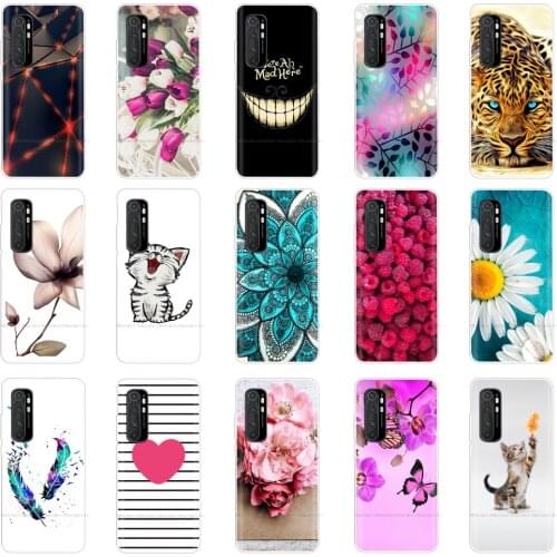 For Xiaomi Mi Note 10 Lite Case Silicone Bumper Soft TPU Back Cover For Mi Note 10 Lite Cover Case For Xiaomi Note 10 Lite Funda