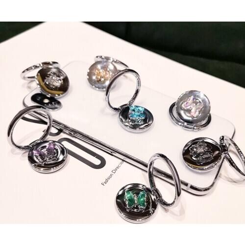 Mobile Phone Stand Foriphone Forhuawei ForXiaomi Finger Ring Holder Universal Holder 360 Degree Rotation Holder Stand For Phone