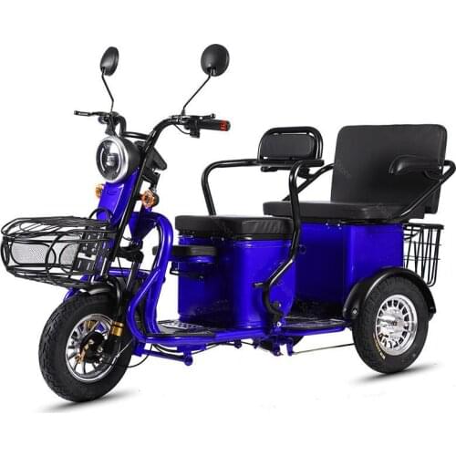 Electric Scooter Tricycle 3 Wheels Electric Bicycles 800W 60V/600W 48V 20AH 40KM/H Portable Motorcycle Electric e Bicycle Bike