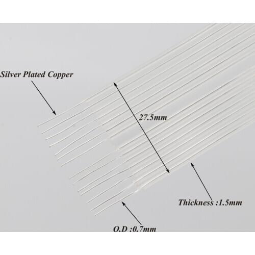 Hi End 6N OFC Silver Plated Cable 14 Cores Audio Bulk Cable for DIY Signal Interconnect Cable