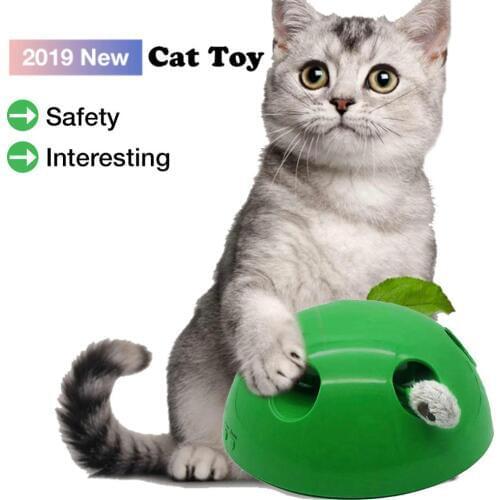 Pet Toy Play Cat Toy, Funny Carnival Game for Kitty Pet Entertainment Pet Exercise Chaser Toy Interactive Pet Toys for Cats Dogs