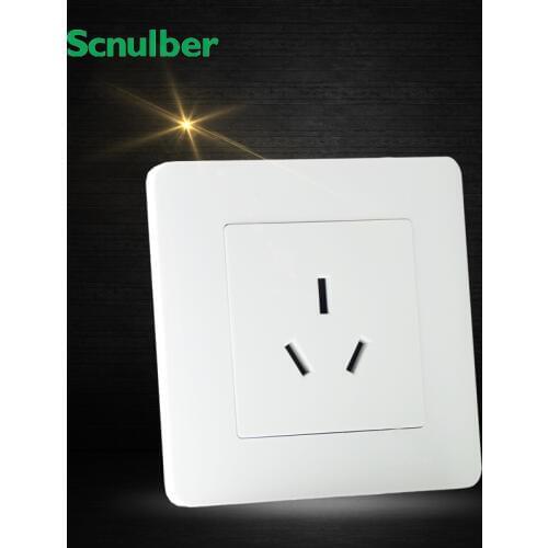 Air condition 50HZ 16A 250V 3 Poles 3pin AU wall switch outlet socket