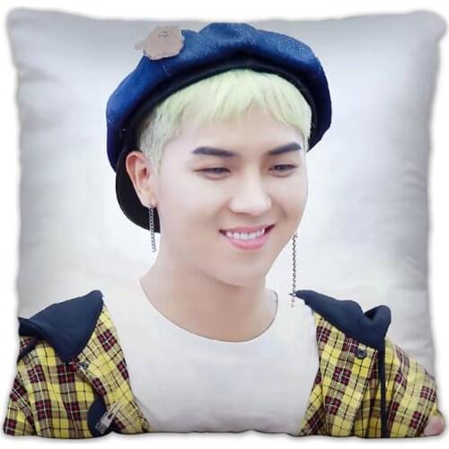 Song Minhao Pillowcase Pretty Scholar Yu Lexuan Same Paragraph Star Photo Poster Cushion Cover Souvenir Throw Pillow Cover Decor