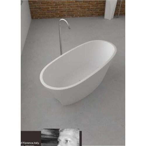1800x800x600m SOLID SURFACE STONE BATHTUB MAN-MADE STONE CORIAN FREESTANDING BATHTUB - 1025
