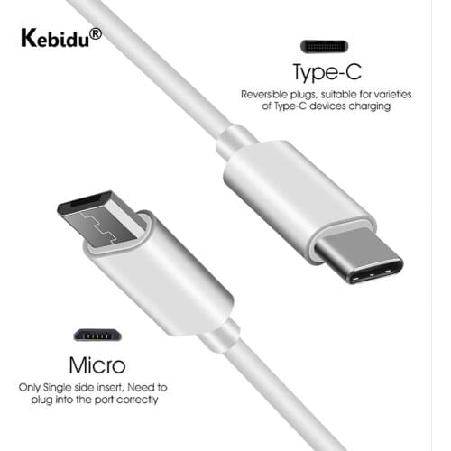 USB Type C To Micro Usb Cable For Samsung Galaxy S7 S6 Android Fast Charging Mobile Phone Charger Cord For Huawei USB PD Cable