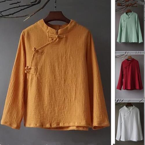 2020 Spring Autunm Blusas Femininas Women cotton Linen Blouse Plus Size XS-5XL 6XL Womens Tops black white blue red pink green