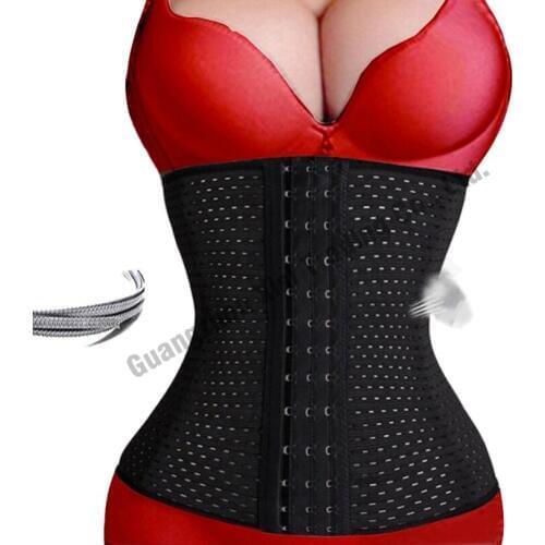 Women slimming body shaper underwear corset rubber waist cincher slimming body shaper corset waist trainer plus size Shapewear
