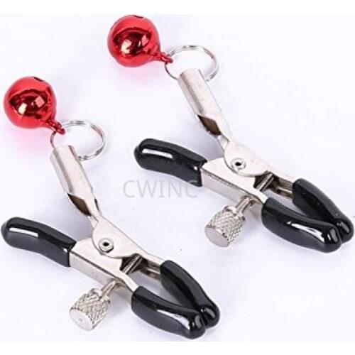 1 Pair Nipple Clip Clamps with Bell